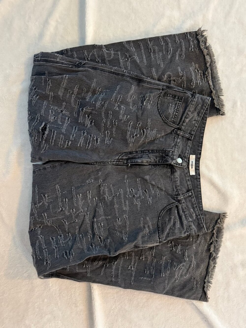 Interior Black Ripped Jeans - Picture 2 of 2